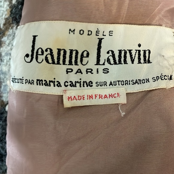 Vintage 40s LANVIN wool suit - Picture 3 of 12